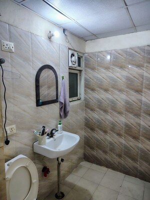 Attached Bathroom in 2 BHK Apartment at Antriksh Golf View, Sector 78 – for Rent