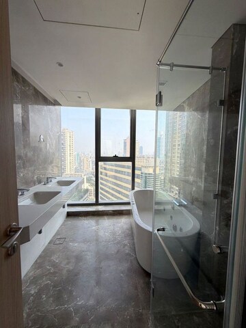 Bathroom in 4 BHK Apartment at Rustomjee Crown, Prabhadevi – for Rent