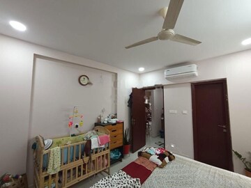 Bedroom in 3 BHK Apartment at GHR Titania, Kondapur – for Rent