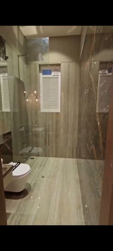 Bathroom in 3 BHK Apartment at Ruparel Stardom, Malad West – for Sale