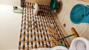 Bathroom in 1 RK Builder Floor at Old Rajinder Nagar – for Rent