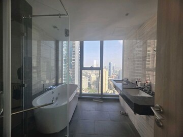 Bathroom in 4 BHK Apartment at Rustomjee Crown, Prabhadevi – for Rent