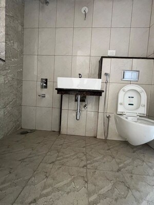 Bathroom in 3 BHK Apartment at Godrej Green Vistas, Mahalunge – for Rent