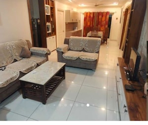 Living Room in 3 BHK Apartment at Aparna HillPark Lake Breeze, Chanda Nagar – for Rent