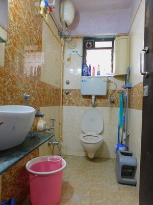 Bathroom in 1 BHK Apartment at Aim Residency, Jogeshwari East – for Rent