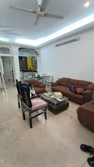 Living Room in 3 BHK Apartment at Prabhadevi CHS, Prabhadevi – for Rent