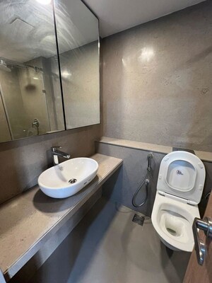 Bathroom in 3 BHK Apartment at Lodha Aura, Wadala – for Sale