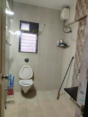 Bathroom in 2 BHK Apartment at Shree Sawan Lifestyle, Kharghar Sector 15 – for Rent