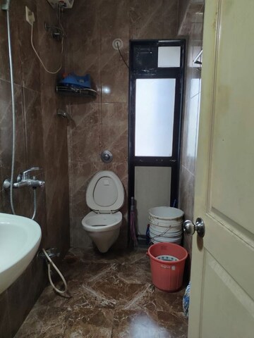 Bathroom in 2 BHK Apartment at Shree Sawan Lifestyle, Kharghar Sector 15 – for Rent
