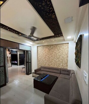 Living Room in 3 BHK Apartment at Omaxe Heights Gomti Nagar, Gomti Nagar – for Rent