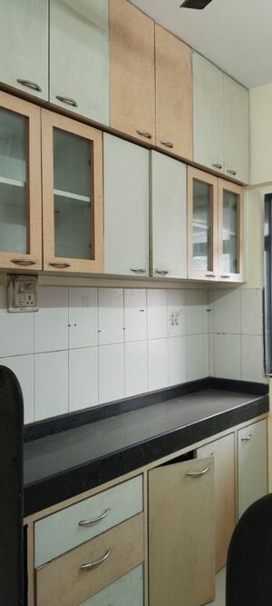 Kitchen in 2 BHK Apartment at Nirmal Lifestyle Residency CHS Ltd, Mulund West – for Rent
