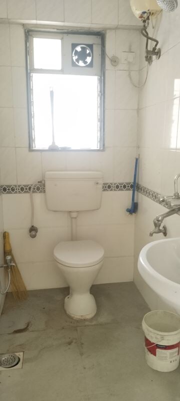 Bathroom in 2 BHK Apartment at Nirmal Lifestyle Residency CHS Ltd, Mulund West – for Rent