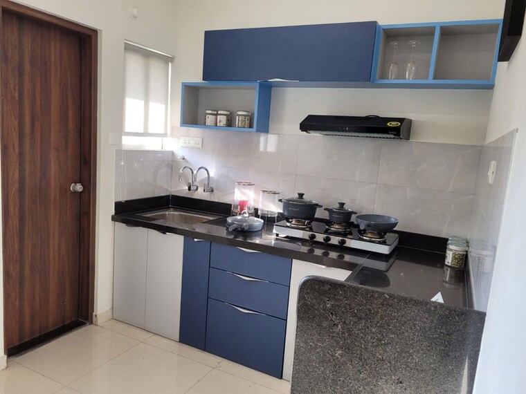 Kitchen, green-hive 2 Bedroom 805 Sq.Ft. Apartment In Fursungi Pune 9996030