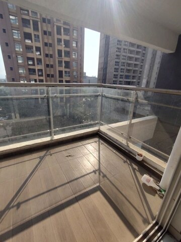 Balcony in 2 BHK Apartment at Paranjape Trident Towers, Wakad – for Rent