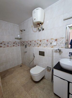 Attached Bathroom in 4 BHK Apartment at Sector 10 Dwarka – for Rent