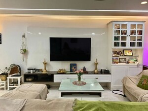 Living Room in 4 BHK Penthouse at Prestige Shantiniketan, Whitefield – for Sale