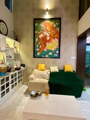 Living Room in 4 BHK Penthouse at Prestige Shantiniketan, Whitefield – for Sale