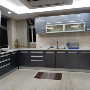 Kitchen in 3.5 BHK Builder Floor at Defence Colony – for Rent
