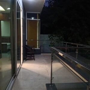 Staircase in 3.5 BHK Builder Floor at Defence Colony – for Rent