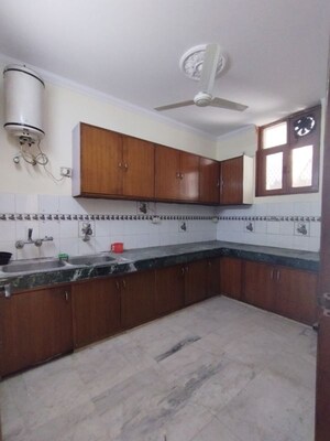 Kitchen in 3 BHK Builder Floor at Greater Kailash I – for Rent