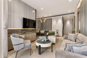 Living Room in 3 BHK Apartment at Dosti Greenscape, Hadapsar – for Sale