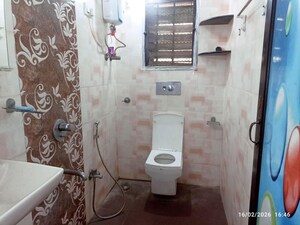 Bathroom in 2 BHK Apartment at Gala Pride Park, Manpada – for Rent