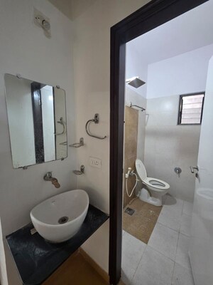 Bathroom in 3 BHK Apartment at Thaltej – for Rent