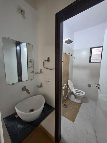 Bathroom in 3 BHK Apartment at Thaltej – for Rent