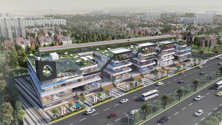 Exterior View, ska-arcadia Commercial Shop 130 Sq.Ft. In Wave City Ghaziabad 9996269