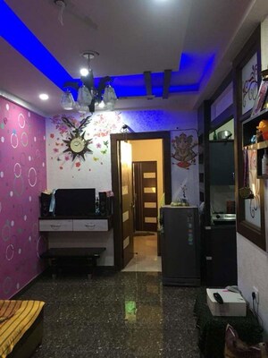 Living Room in 2 BHK Builder Floor at Vasundhara Sector 1 – for Rent