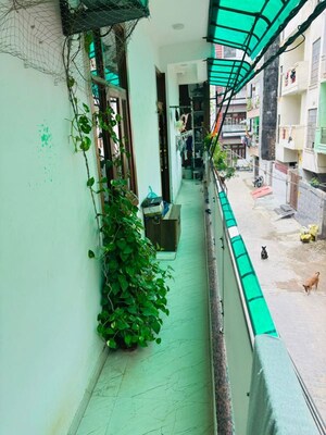 Balcony in 3 BHK Builder Floor at Vasundhara Sector 1 – for Sale