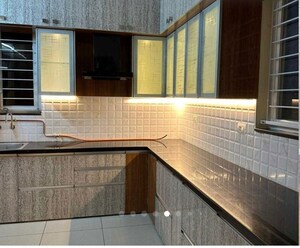 Kitchen in 3 BHK Apartment at Aparna HillPark Silver Oaks, Chanda Nagar – for Rent