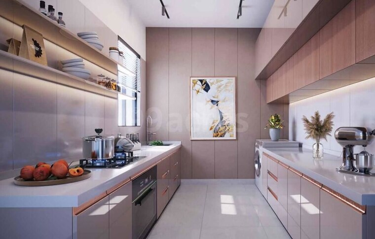 Kitchen, kumar-primeview 2 Bedroom 739 Sq.Ft. Apartment In Hadapsar Pune 9997051