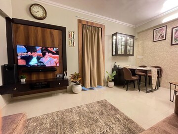 Living Room in 1 BHK Apartment at Deepak Daffodils, Andheri East – for Sale