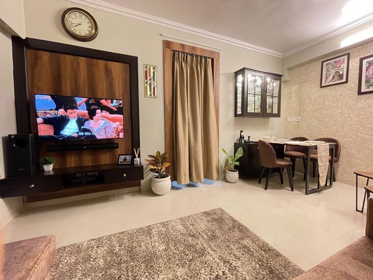 Living Room, deepak-daffodils 1 Bedroom 550 Sq.Ft. Apartment In Andheri East Mumbai 9997157