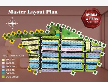  Plot – Exterior View View at Arvind Lakeview, Nelamangala - for Sale