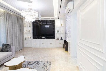 Bathroom in 2 BHK Apartment at Jitendra CHS, Kolshet – for Rent