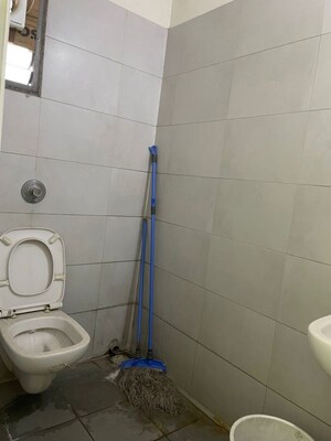 Bathroom in  Office Space at Goyal Titanium One , Bodakdev – for Rent