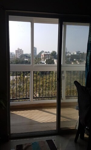 Balcony in 2 BHK Apartment at Dhammanagi Lilium Gardenia, Thanisandra – for Rent