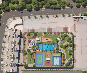 Master Plan in 4 BHK Apartment at Kumar Primeview, Hadapsar – for Sale