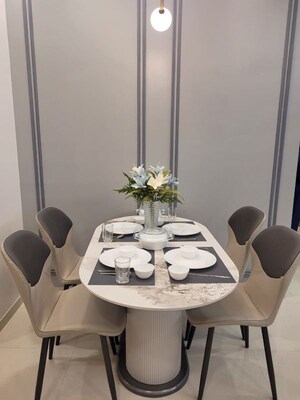 Dining area in 4 BHK Apartment at Kumar Primeview, Hadapsar – for Sale