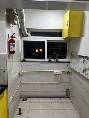 Kitchen in 2 BHK Apartment at Mantri Webcity, Hennur – for Rent