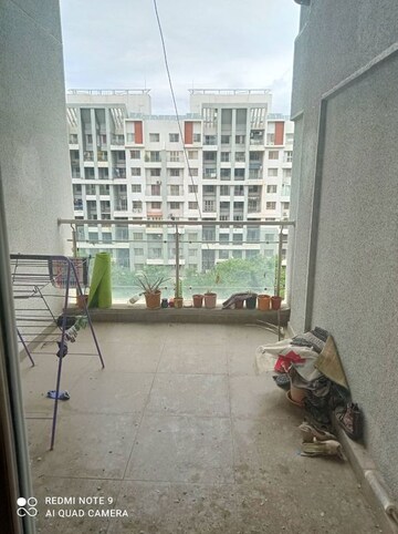 Balcony in 2 BHK Apartment at Paranjape Schemes Yuthika, Baner – for Rent