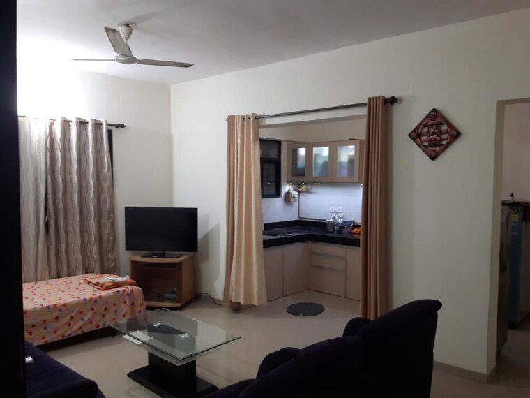 Living Room, paranjape-schemes-yuthika 2 Bedroom 1250 Sq.Ft. Apartment In Baner Pune 9997574