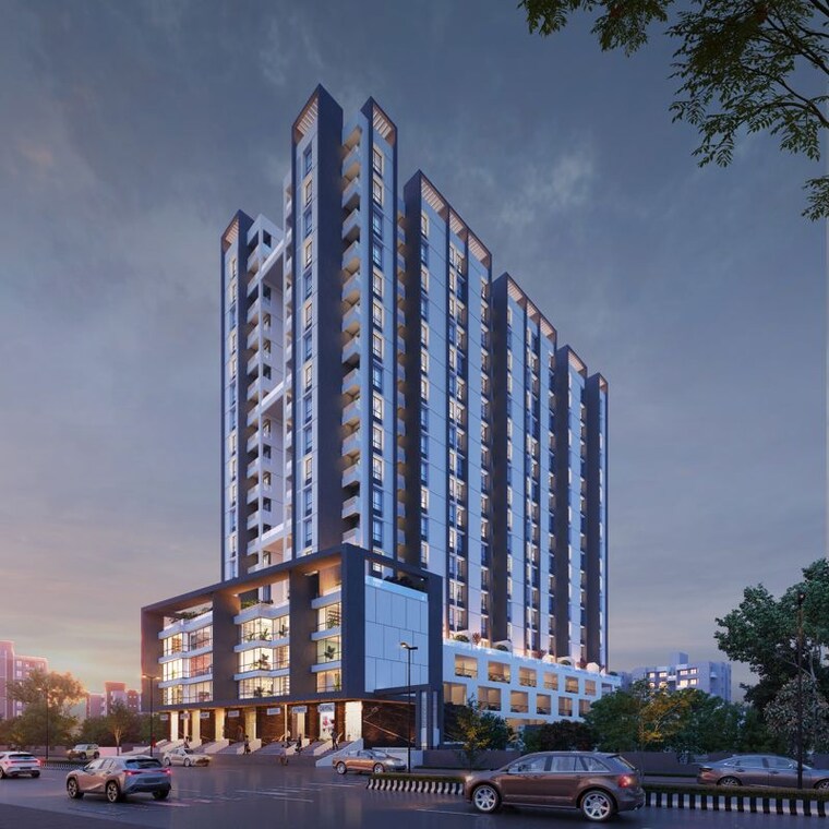 Exterior View, anshul-unity-towers 2 Bedroom 627 Sq.Ft. Apartment In Hadapsar Pune 9997664