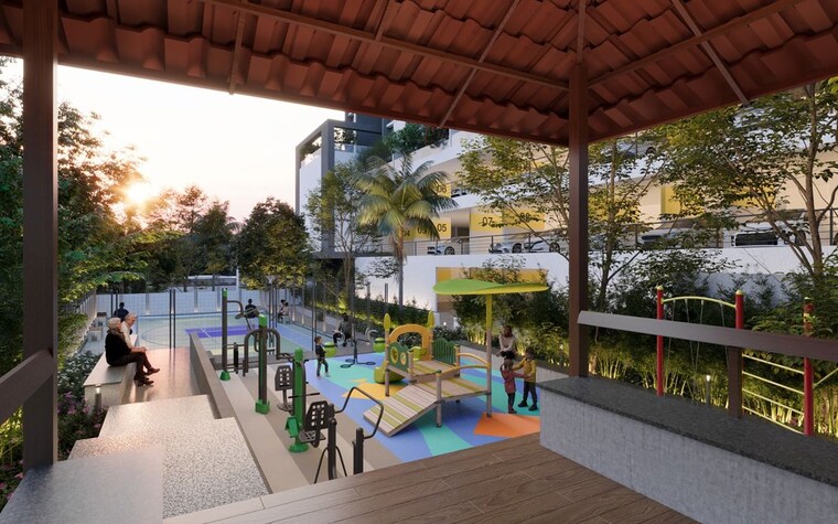 Swimming Pool, anshul-unity-towers 2 Bedroom 627 Sq.Ft. Apartment In Hadapsar Pune 9997664