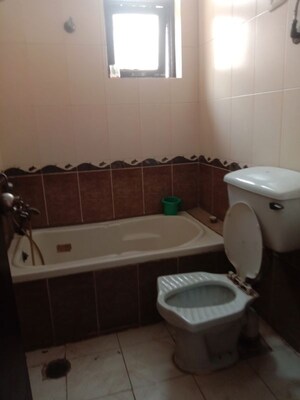 Bathroom in 2 BHK Apartment at Panchsheel Sps Residency, Ahinsa Khand 2 – for Rent