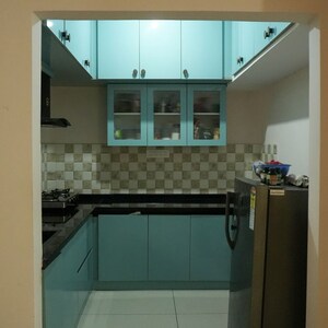 Kitchen in 2 BHK Apartment at Shreshta Southern Star, Akshayanagar – for Rent