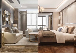 Bedroom in 3 BHK Apartment at Ikon Queens Tower, Mohammadwadi – for Sale