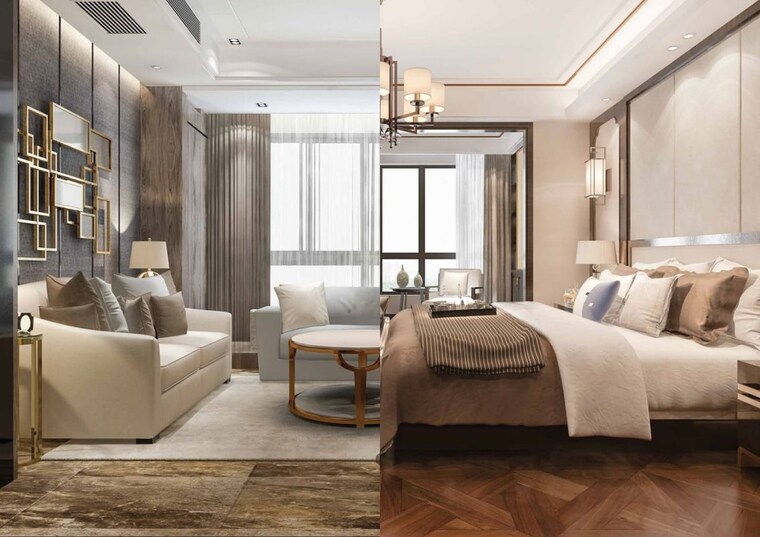 Bedroom, ikon-queens-tower 3 Bedroom 1180 Sq.Ft. Apartment In Mohammadwadi Pune 9932410